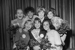 Miss Teen-age America finalist; Dallas; Susan Huskisson, Donna Battista, Sandy Roberts, Joanie Prather, Tallulah Reed, Carol Camenga, and Beverly Shumaker by George Smith
