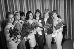 Miss Teen-age America finalist; Dallas; Joanie Prather, Susan Huskisson, Tallulah Reed, Sandy Roberts, Donna Battista, Carol Camenga, Beverly Shumaker
