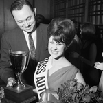 Auto Show of 1967; Jane Elizabeth Bunker, with Leo Jarnagin