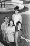 Miss Teenage Fort Worth; Susan Graham, Irene Pruett, Kathleen Cassell, Elsie Scudieri