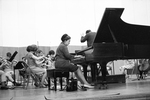Madame Lili Kraus, rehearsing with TCU symphony