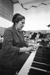 Madame Lili Kraus, rehearsing with TCU symphony
