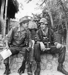 Photojournalist with a Vietnamese soldier by Bob Schieffer