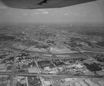 An aerial view of Fort Worth, Texas
