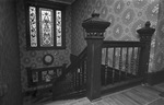 A staircase in McCart home, Arlington Heights, Fort Worth, Texas
