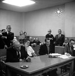 Al Clyde with Robert Maclin in courtroom