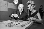 A. L. Scott with Mrs. Ben Fortson