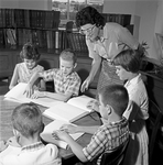 Braille class at Lily B. Clayton Elementary School