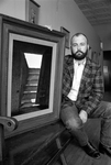John Chapman pictured with his painting