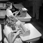 Blind students at Lily B. Clayton Elementary School