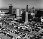 Aerial of downtown Fort Worth looking northeast
