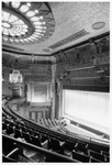 Worth Theater; view of stage from balcony, 1972 (just before it was demolished)