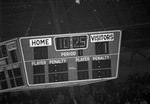 Ice Hockey; Fort Worth Wings vs. Dallas Black Hawks, scoreboard