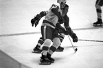 Ice hockey action; Fort Worth Wings vs. Dallas Black Hawks by John Van Beekum