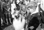 Robby Masson with Lassie at Six Flags Over Texas by Ron Heflin