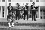 Adam Geisel and Las Estrellas de Valisco band at the opening UTA Library's new Cultural Minorities Center