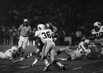 UTA football game action against TCU, Ernest Baptist (#36) making a play by Al Panzera
