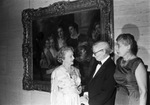 Mrs. Kay Kimbell with Louis I. Kahn and his wife by Skeeter Hagler