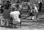 Children attending a week-long summer camp sponsored by Muscular Dystrophy Associations of Dallas and Fort Worth by Ron Heflin