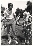 Priscilla Davis and boyfriend Stan Farr attending Colonial International Golf Tournament by Gene Gordon