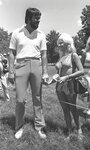 Priscilla Davis and boyfriend Stan Farr attending Colonial International Golf Tournament by Gene Gordon