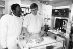 Dr. Donald K. Nelms of John Peter Smith Hospital with John Drayden