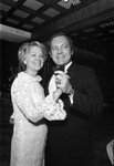 Bob Schieffer and wife Pat dance at Galaxy Ball where Schieffer was master of ceremonies at Elton M. Hyder Jr. home, Fort Worth, Texas by Gene Gordon