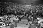 Elvis Presley in concert at the Fort Worth Convention Center