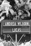 Lucas Funeral Home marker for funeral at Fort Worth