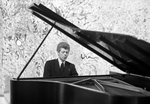 Van Cliburn performing at Fort Worth Art Museum