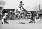 Como Community Center's skateboard contest, Michael Clay, Jerome Willet, and Lee Baker by Rodger Mallison
