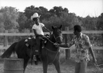Craig Wilks practicing for Juneteenth festival's rodeo and parade
