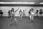 Davietta Thomas leads a group of dancers preparing for Juneteenth celebration