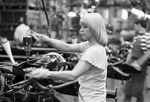 Kathy Ray working at General Motors plant by Tony Record