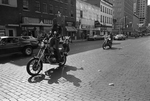 African Bandits motorcycle club at Juneteenth parade in downtown Fort Worth