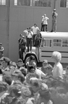 Spectators watch President Jimmy Carter's arrival at Carswell AFB by Rodger Mallison