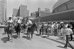 Protestors in downtown Fort Worth during President Jimmy Carter's visit by Gene Gordon