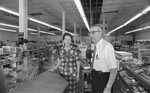 Mr. & Mrs. Robert Tillery at the closing of their grocery store
