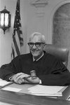 Judge Howard Fender in courtroom