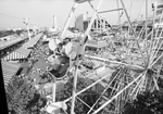 Art and Mike Cunningham on Ferris wheel at State Fair of Texas by David Breslauer