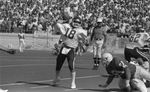 University of Arkansas quarterback #15, Jon Brittenum, in game against University of Texas