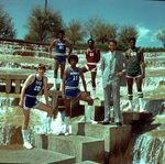 All-Tarrant County boys basketball team with coach Robert Hughes Sr.