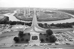 View from Tarrant County Courthouse looking down North Main Street by Gene Gordon