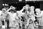 Father-Baby Olympics at Ridgmar Mall by Rodger Mallison