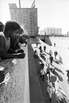 Protesters watch Ku Klux Klan march in downtown Dallas by Rodger Mallison
