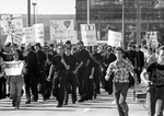 Holy Trinity Catholic Seminary students protesting Ku Klux Klan march in downtown Dallas by Rodger Mallison