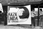 La Raza Unida banner, Crystal City, Texas