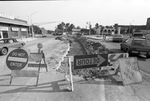Road repairs at Pennsylvania Avenue and South Henderson Street, Fort Worth, Texas