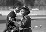 UTA's 1980 Homecoming Queen Wanda Jo Holiday with Homecoming King Rodney Lewis by Jerry W. Hoefer