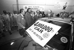 Four millionth automobile produced at Arlington General Motors plant